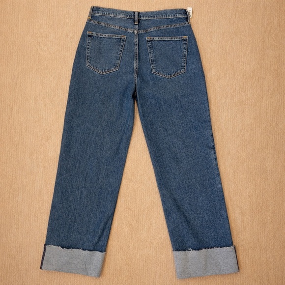 Gap Mid-Rise Cuffed 90s Loose Jeans - Size 29/8 Tall - NWT - Picture 3 of 6